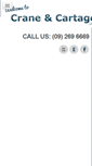 Mobile Screenshot of craneandcartage.co.nz